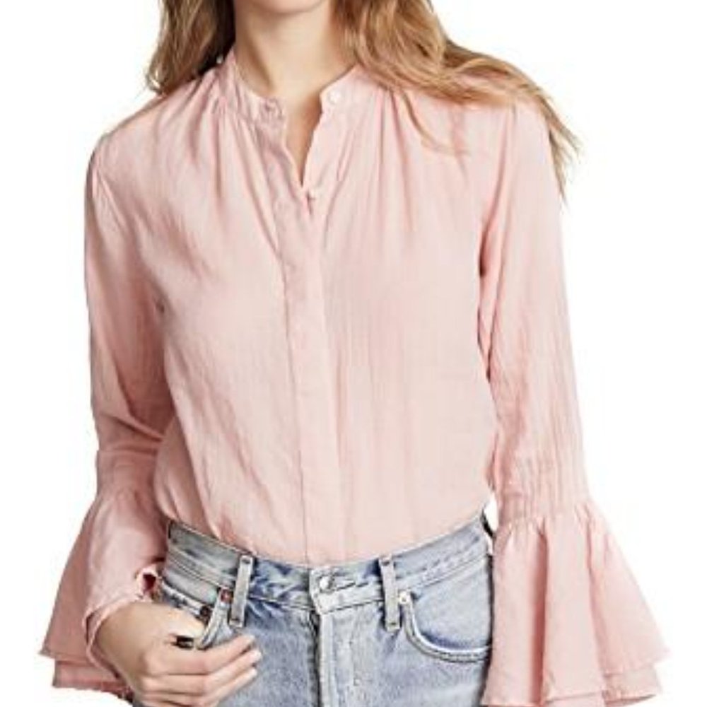 Trovata Birds of Paradis blush blouse M